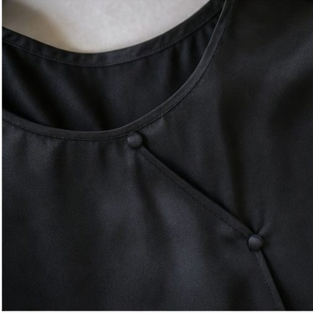 Black Peplum Top - Picture 4 of 6